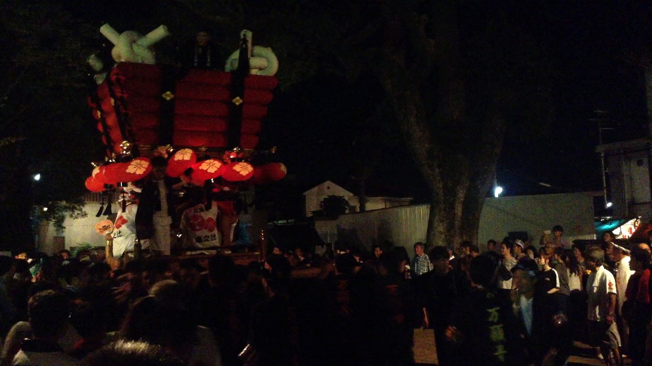 万願寺夏祭り・宵宮(八尾市）/平成２７年７月２５日 Manganji Summer Festival (July 25, 2015)  in Yao city of Osaka, Japan