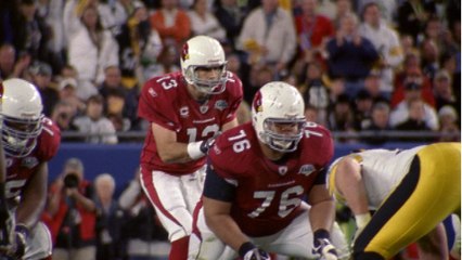 Kurt Warner throws to Fitzgerald for 64-yd touchdown