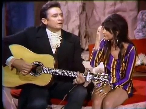 Linda Ronstadt & johnny cash i never will marry johnny cash show 1969