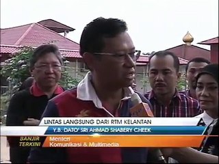 RTM KELANTAN PASCA BANJIR :  DATUK SERI AHMAD SHABERY  [29 Dis 2014]