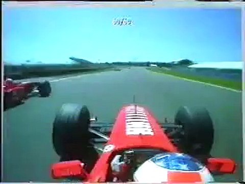 F1 1999 Schumacher Silverstone Crash 02 Incar