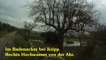 deutschland - hochwasser von rhein und ahr bei kripp aufgenommen