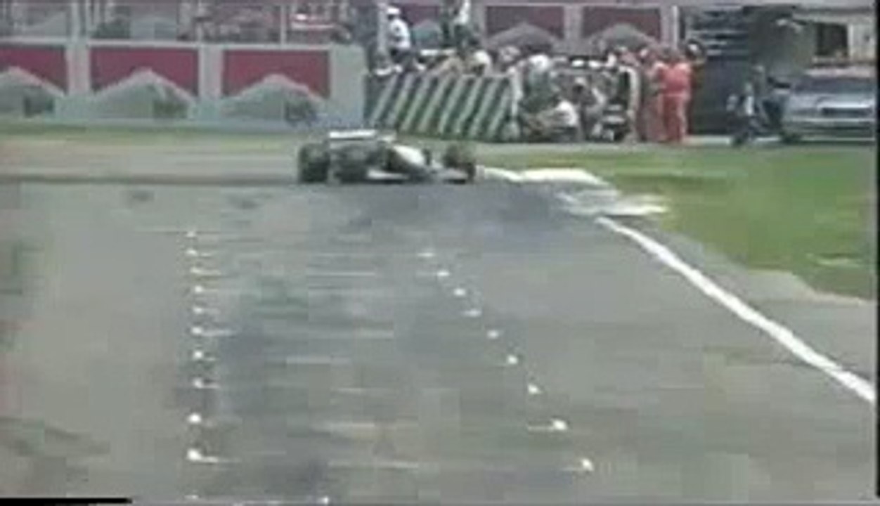 F1 Hakkinen's San Marino crash