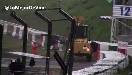 Japanese Grand Prix F1 2014  Jules Bianchi Crash