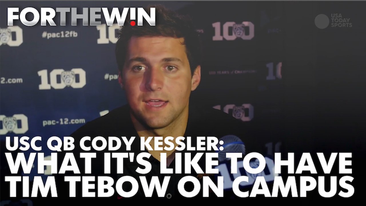 USC QB talks about what it's like to have Tebow...