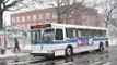 New York City MTA Bus Company 1997 Orion V 5981 Recording on the Q60
