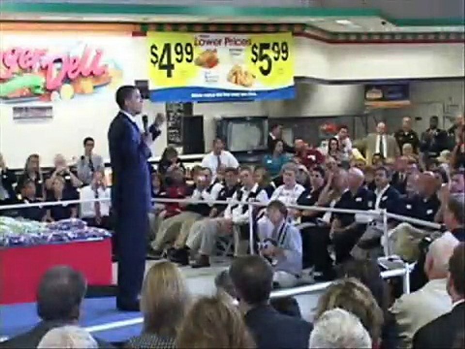 President Obama talks health care reform in Bristol, Va.