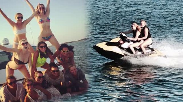 Bikini-Clad Jennifer Lawrence Vacations with Amy Schumer