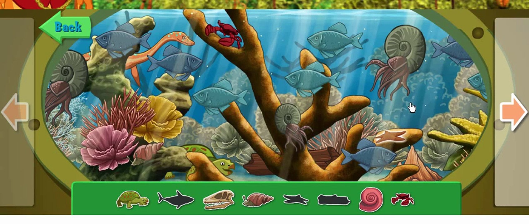 Dinosaur Train Scene Seeker Cartoon Animation PBS Kids Game Play Walkthrough