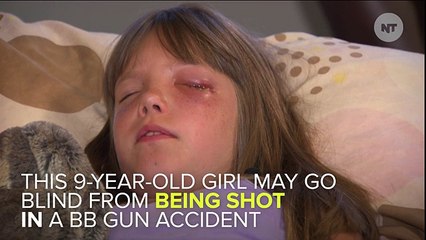 Little Girl May Go Blind After Being Shot With A BB Gun