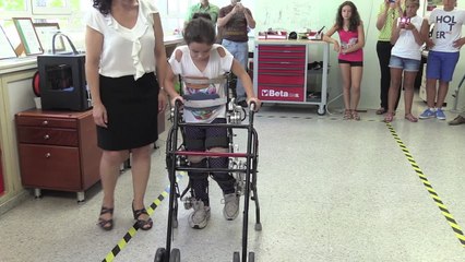 Paraplegic Children Walk with Cutting-Edge Exoskeleton