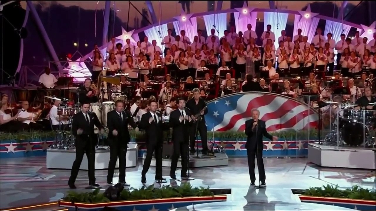 Frankie Valli July 4th Grease, Can't Take My Eyes Off You, Let's Hang