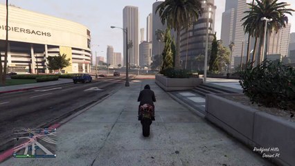 GTAV hit a stunt randomly