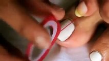 2 Easy And Quick Toe Nail Art Designs Tutorial - 5 Step Nail Art Designs for Beginners July 2015