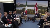 G8 Summit: Italy and Canada bilateral meeting