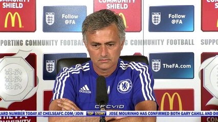 Mourinho : Arsenal - Community Shield 15-16