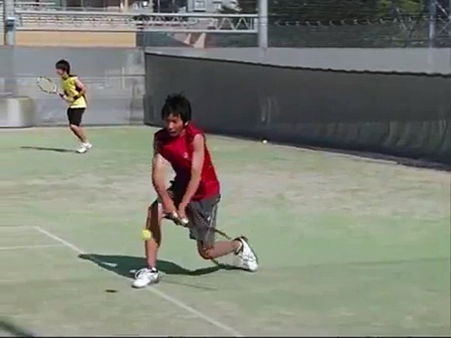 東京 大成高校男子テニス部練習 2010年6月2日 Video Dailymotion