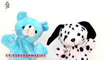 Hickory Dickory Dock - Funny Giant Panda and Puppy Dog puppets children rhymes