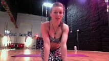 Irish Pole Dance Academy - Shoulder Mount Conditioning pole dance tutorial
