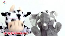 Hickory Dickory Dock Cattle cow Elephant puppets  Kids rhymes
