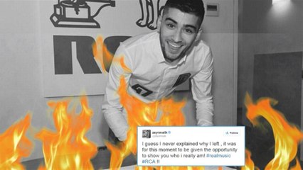 Zayn Malik burns One Direction with announcement tweet