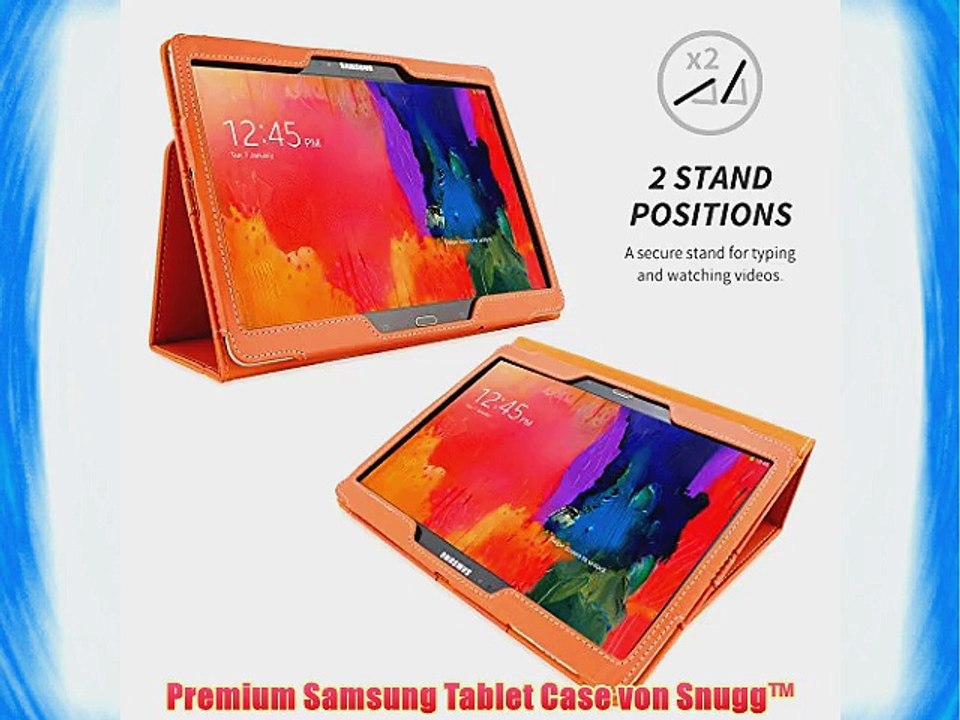 Snugg? Galaxy TabPRO 10.1 H?lle (Orange) - Smart Case mit lebenslanger Garantie