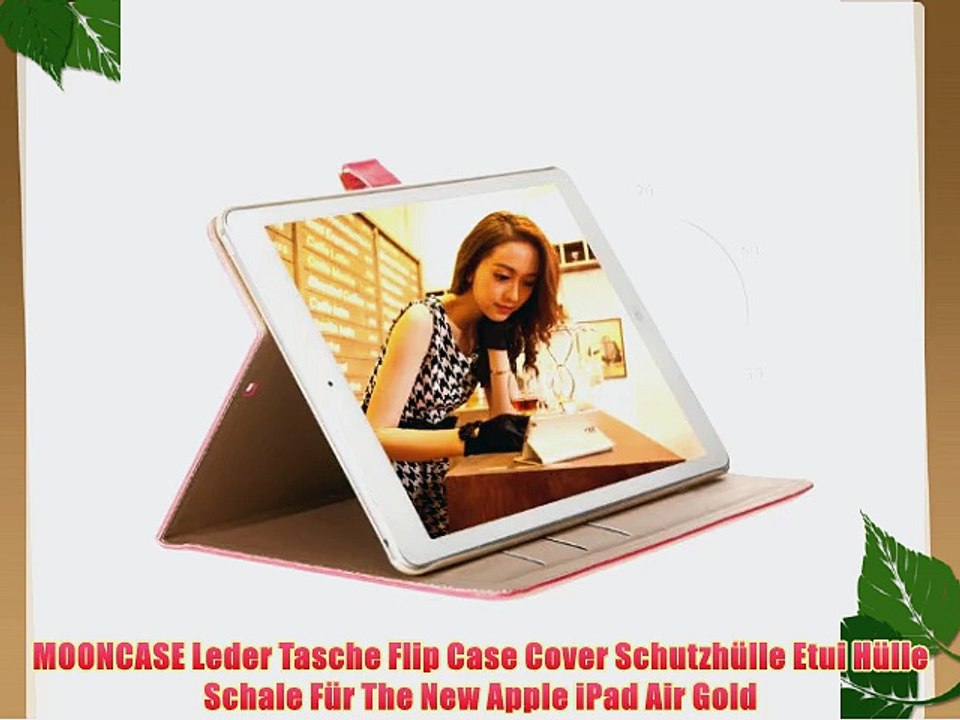 MOONCASE Leder Tasche Flip Case Cover Schutzh?lle Etui H?lle Schale F?r The New Apple iPad