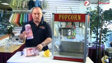 Hướng dẫn dùng máy nổ bỏng ngô || Thế Giới Thể Thao 360