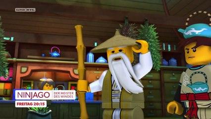 FAMILY CARTOON: Ninjago  - Der Meister des Windes am 05.06. um 20:15 Uhr bei SUPER RTL