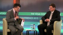 Q&A session of Prime minister of Latvia Mr. Valdis Dombrovskis with media representatives