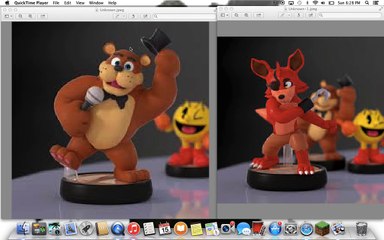 Fnaf freddy and foxy amiibo (custom made)