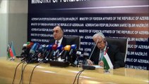 Joint press conference by Minister Elmar Mammadyarov and Minister Riad Al-Maliki.