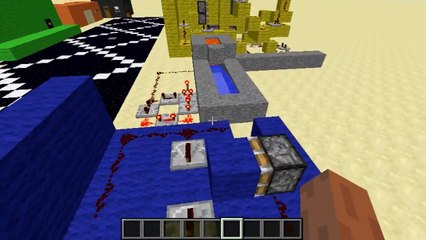 XOR gate com pistão - Tutorial de Redstone #2 - Porta Lógica