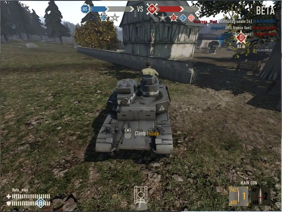 Diringindo um tanque - Heroes and Generals