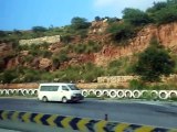 Kallar Kahar dangerous location Motorway road view seen . PCCNN Chaudhry Ilyas S