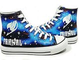 Details Fairy Tail Anime Logo Cosplay Shoes Canvas Shoes Hand-painted Shoes Al Top List