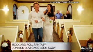 Jon Bon Jovi Walks Fan Branka Delic Down Aisle At Las Vegas Wedding