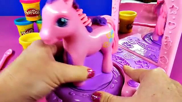 Play Doh MLP Pinkie Pie Pretty Parlor DisneyCarToys MAKEOVER Play-Dough My Little Pony Pinkie Pie
