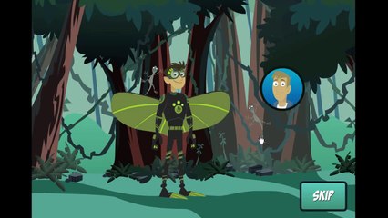 Wild Kratts Draco Lizard Glide Cartoon Animation PBS Kids Game Play Walkthrough