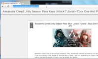 How to Get Redeem Codes Assassins Creed unity Season Pass