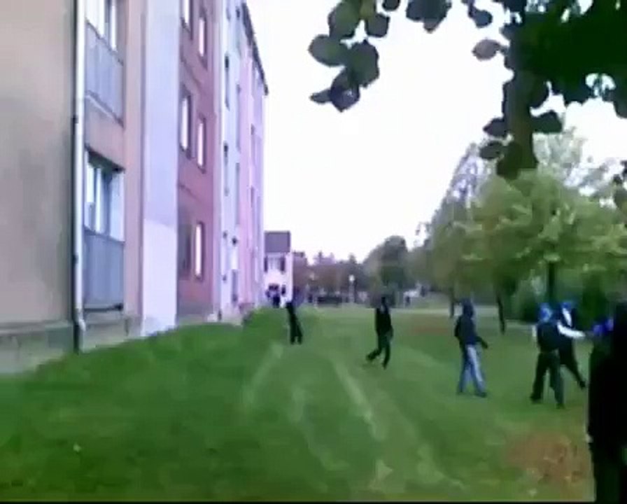 Blocus 2010 à combs la ville 77380 flash ball lacrymo 19/10/2010