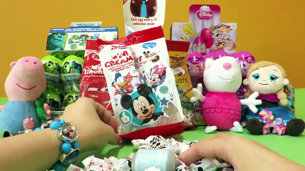Disney Mickey Mouse Mini Creamy Milk Chocolate Eggs Surprise by Zaini Unboxing