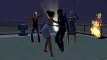 Sims 3 - Late Night Towel Wrap Dancing