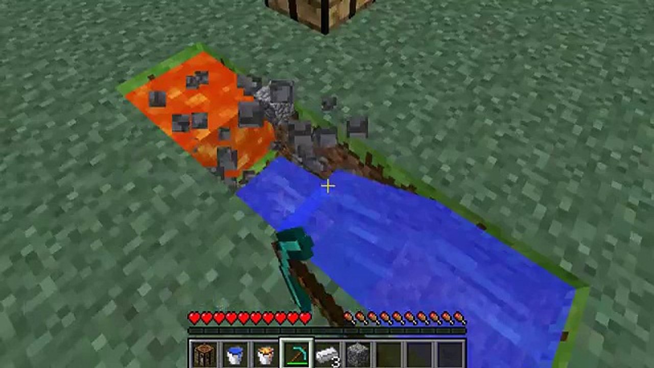 Minecraft-Como Hacer un generador de piedra infinita