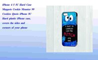 iPhone 4 5 5C Hard Case  Muppets Cookie Monster 99