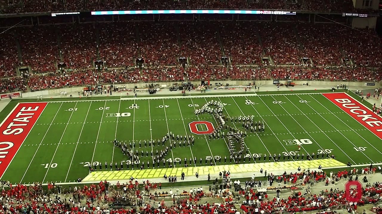 The Ohio State University Marching Band September 27 halftime show: The Wizard of Oz