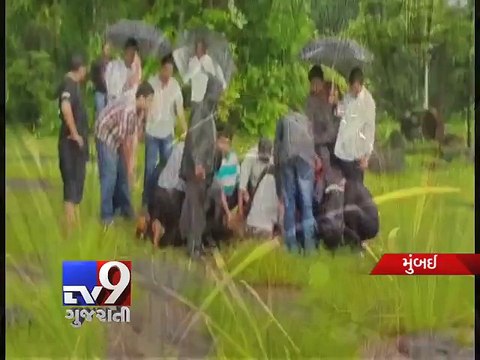 Crocodile wanders into Bhandup water treatment plant, rescued after 5 hour operation - Tv9 Gujarati