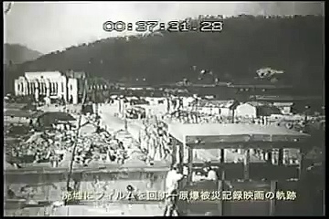 原爆被災記録映画(熱線の影響）