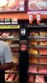 Lady at Dunkin Donuts Goes Crazy Over Receipt