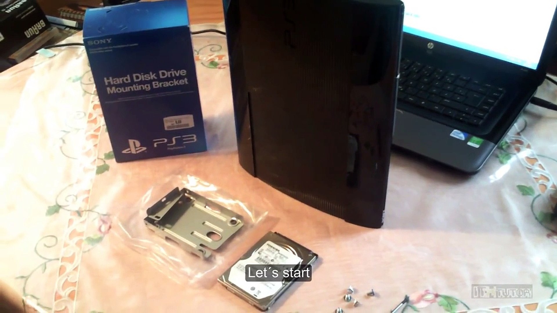 handig tactiek ontslaan Upgrade PS3 Super Slim 12GB To 500GB Hard drive HD - video Dailymotion